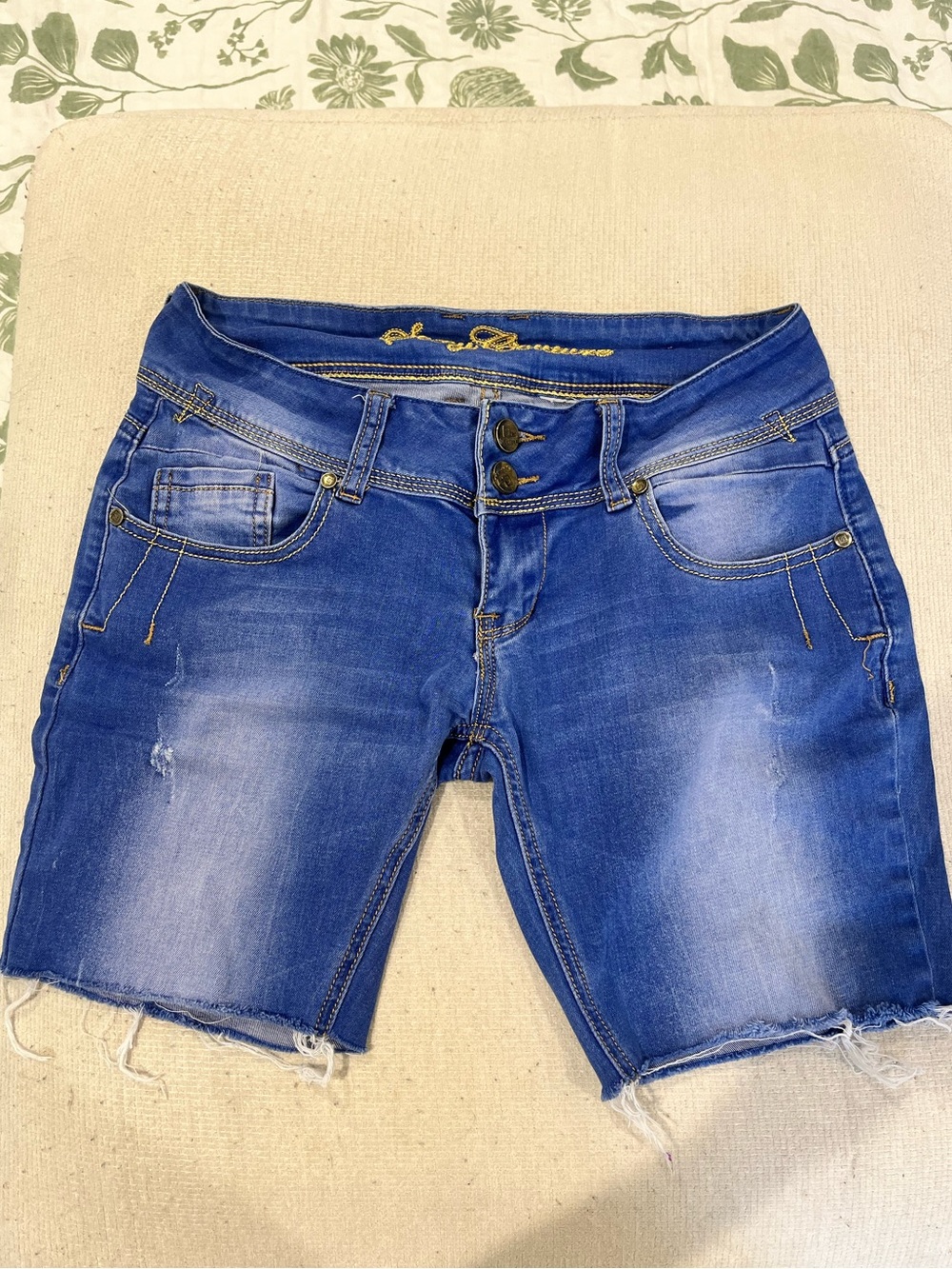Sexy Couture Stretch Denim Bermuda Shorts